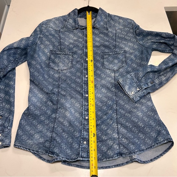 Guess Denim Button Down Shirt - Picture 2 of 6
